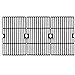 Hisencn 16 1/4'' Cooking Grates Replacement Parts for Dyna Glo DGF510SBP, DGF510SSP, DGF510SSP-D, DGB515SDP, DGF530SRP, Uniflame GBC1059WB, GBC1059WE-C, Backyard Grill BY12-084-029-98, BY13-101-001-13