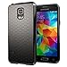 Hyperion Samsung Galaxy S5 MINI (SM-G800) HoneyComb Matte TPU Case / Cover (Fits Standard Size Battery) [2 Year No Hassle Warranty] (CASE ONLY. Does not include battery or phone)Hyperion Retail Packaging - BLACK