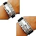 Fitbit Alta, Fitbit Flex, Fitbit Charge/Charge HR Jewelry - Accessorize Fitness Activity Tracker Bracelet - Ornate Silver Vine Flower PRAGUE Charm Bracelet Accessory (Fitbit Charge/ Fitbit Charge HR)
