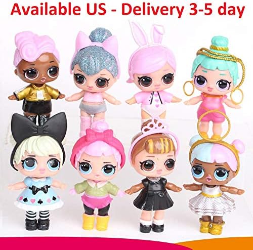 mrGood 8pcs Doll Unpacking Dolls Baby Tear Girl Doll Action Figure Toys Kids Gift