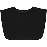 Cutecrop Fake Collar Detachable for Women Modesty Panels Crew Dickey Collar Neckline Cleavage Cover for Women