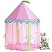 Sonyabecca Princess Castle Tent, Tent for Girls Pop up Tent Pink
