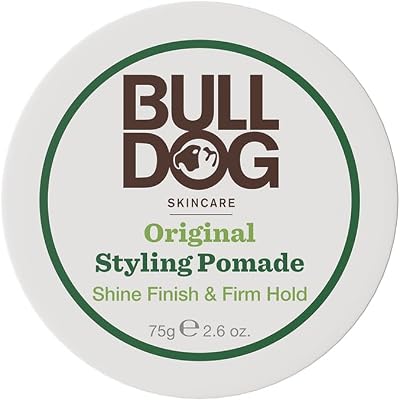 BULLDOG Original Hair Styling Pomade for Men 75 g Shine Finish Firm Hold