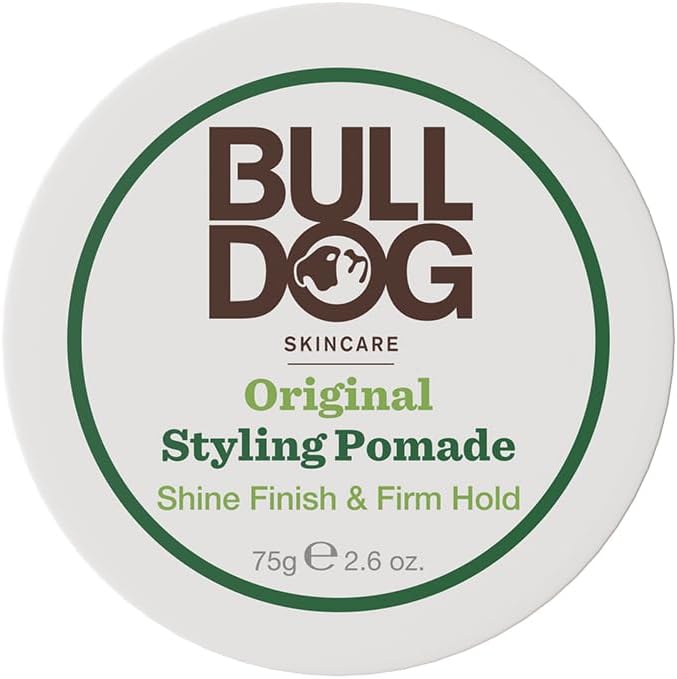 BULLDOG Original Hair Styling Pomade for Men 75 g Shine Finish Firm Hold