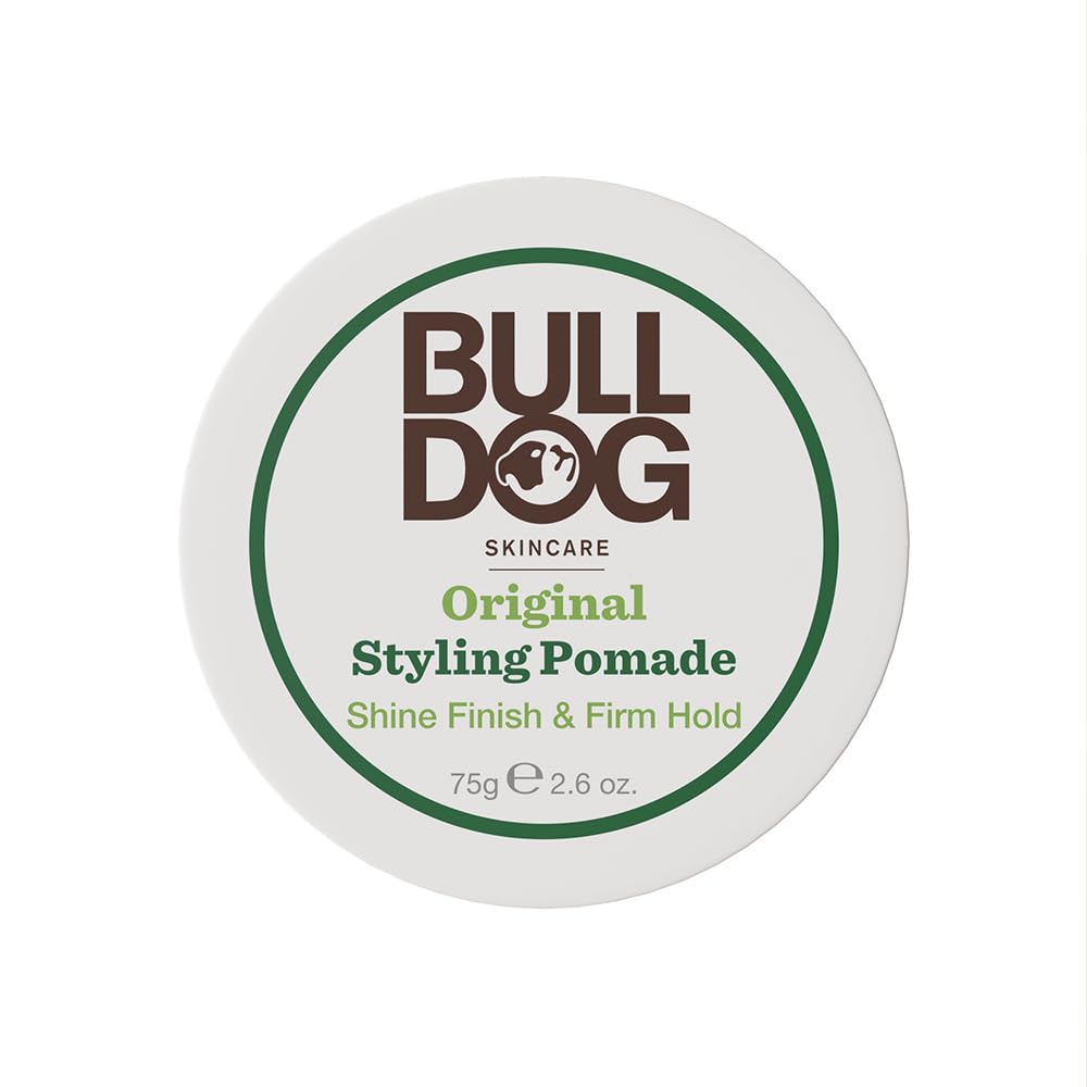 BULLDOG SKINCARE - Original Hair Styling Pomade For Men | Shine Finish and Firm Hold | 75 g