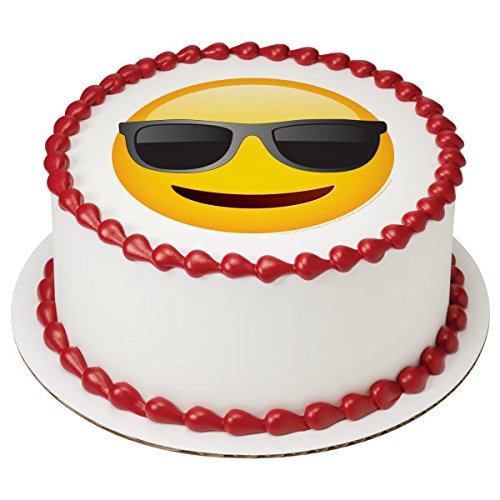 sunglasses emoji cake