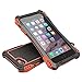 Carbon Fiber Aluminum Metal Gorilla Glass Heavy Duty iPhone 6s Plus/6 Plus Case(5.5