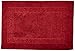 Chakir Turkish Linens Dobby Border Luxury Hotel & Spa Towel Turkish Cotton Greek Key (Large Bath Mat-Set of 2, Cranberry)