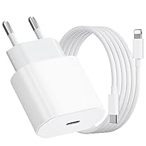Caricatore per iPhone, Caricatore USB C da 20W con Cavo per iPhone da 1M, Caricabatterie per iPhone 14, 13,  12, 11,  X,  8, 7