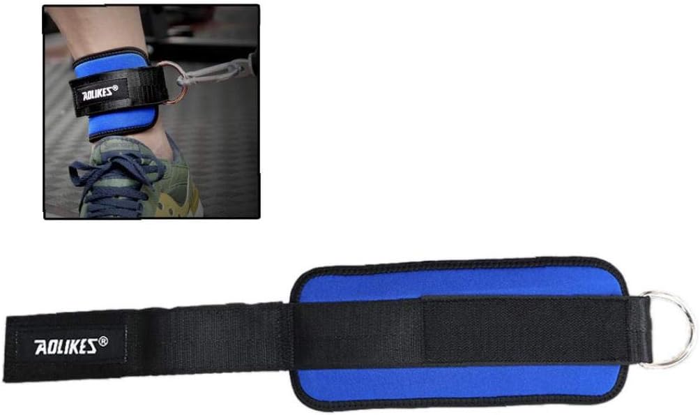 Byfri Ankle Straps Weight Lifting Attachment Straps with D-ring Thigh Pulley for Exercise Training Fitness