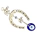 Evil Eye Hanging Pendant Blue Eye Hamsa Amulet Home Wall Decoration for Protection