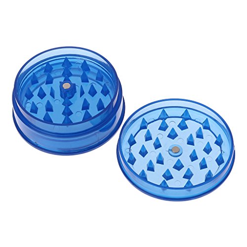 Plastic Tobacco Grinder Leaf Herbal Herb Smoke Spice Crusher Hand Muller 3 Layer - Thumbnail 5