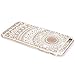 iPhone 6 Case, iPhone 6S Case, JAHOLAN TPU Silicone Gel Soft Clear Case Cover for iPhone 6 6S - White Tribal Mandala