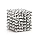 LiKee Upgraded 5MM 216pcs Magnets Sculpture Building Blocks Toys for Intelligence Learning -Office Toy & Stress Relief for Adults(Silver)