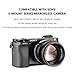 Kamlan 50mm F1.1 APS-C Large Aperture Manual Focus Lens, Standard Prime Lens for Sony E-Mount Mirrorless Camera, Alpha Series and NEX Series