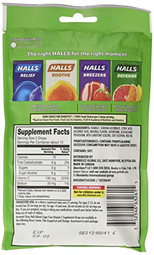 Halls Defense Vitamin C Drops - Image 3