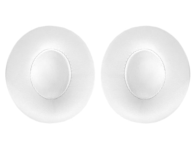 2 Ersatz Ohrpolster für Beats by Dr. DRE Solo 2 & 3 Wireless Kopfhörer, Farbe: Weiß
