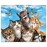 Dawhud Direct Kitten Fleece Blanket - Queen Size