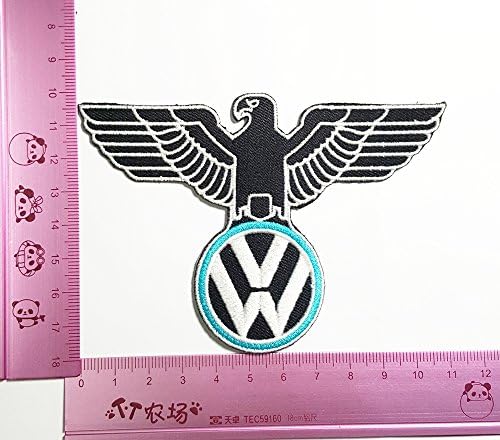 Vw Volkswagen German Bundesadler Eagle Car Patch Logo Sew Iron on Embroidered Appliques Badge Sign Costume