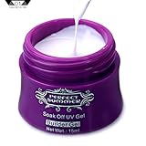 Perfect Summer New UV LED 15ml Hard Builder Gel for Soak Off Nails Polish Professional DIY Nail Art Manicure Decorations Color #001 White