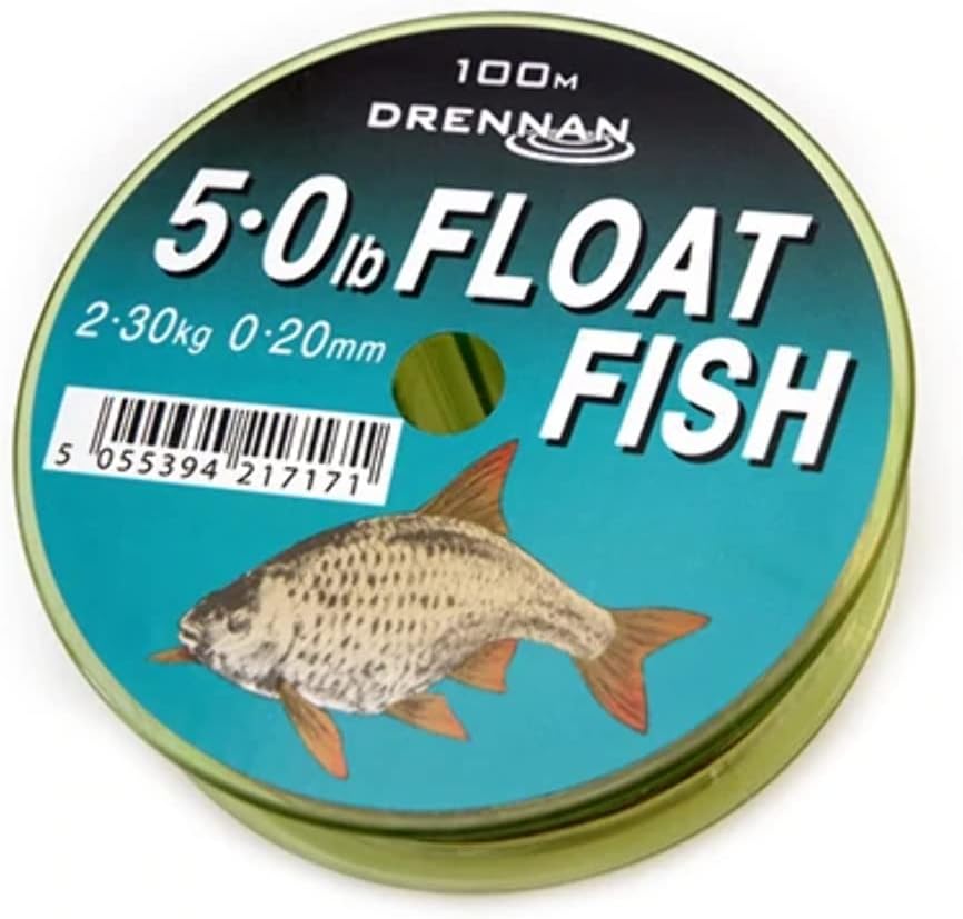 Drennan Float Fish Line 5lb 100m Olive Green - Improved Knot Strength