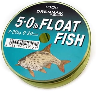 Drennan Float Fish Line 5lb 100m Olive Green - Improved Knot Strength
