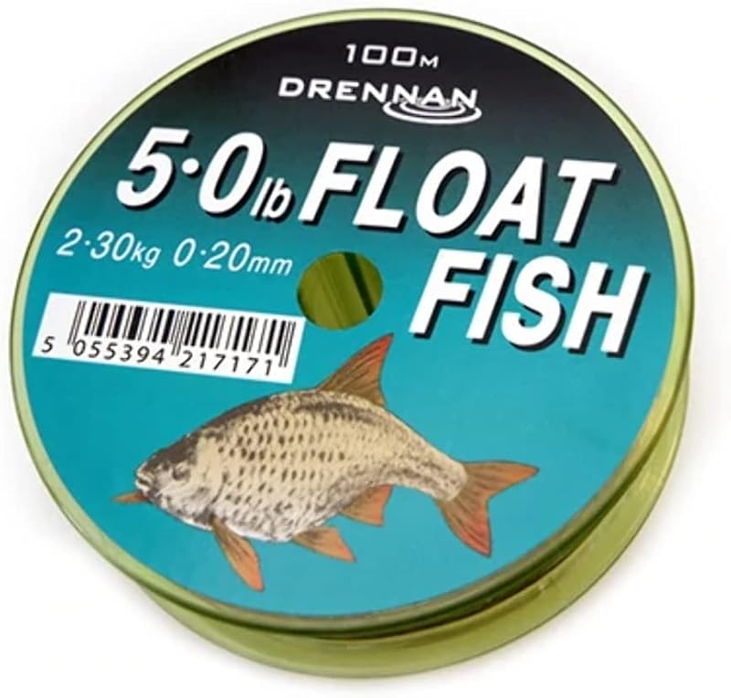 Drennan Float Fish Line 5lb 100m Olive Green - Improved Knot Strength