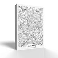signwin-Canvas Wall Art-Madrid-Canvas Prints Home Artwork Decoration for Living Room,Bedroom - 12x18 inches