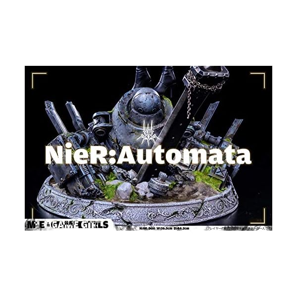 LBXKE Nier: Automatische Yorha No.2 Typ B 1/4 Skala Limited Version Figur Mit Doppelkopfskulptur Und Austauschbarer… – Bild 7