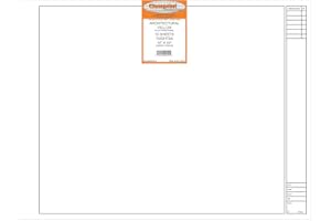 Clearprint 18" x 24" 1000H Design Vellum Sheets with Architect Title Block, 16 lb., 100% Cotton, 10 Sheets Per Pack, 1 Each