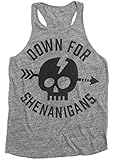 Chulianyouhuo Women's Summer Down for Shenanigans Sleeveless Letters Print Tank Top Vest T-Shirt