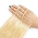 YISEA 613 Honey Blonde Bundles with Closure 12A Body Wave Human Hair Blonde Bundles with Lace Closure 100% Virgin Hair 4×4 Lace Closure and Bundles (14 16 18+12, 613#)