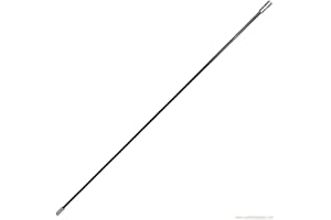 SCHAEFER BRUSH MFG., LLC 4" Fiberglass Chimney Brush Rod 3/8" NPT .440 Diameter