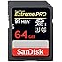 SanDisk Extreme PRO 64GB SDXC Flash Memory Card with up to 95MB/s (SDSDXPA-064G-X46)