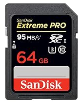 SanDisk Extreme PRO 64GB SDXC Flash Memory Card with up to 95MB/s (SDSDXPA-064G-X46)