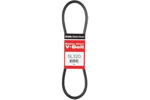 MBL 5L320 (3320) Fractional Horsepower V-Belt, 5L Section, 21/32" Width, 3/8" Height, 32'' Length, Rubber