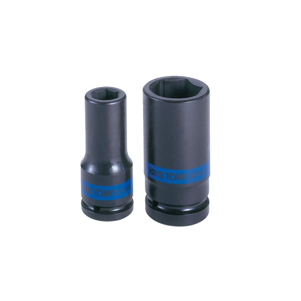 KING TONY 683521M Socket De Impacto Long 3/4" 21mm for DIYers & Professionals, Made for Repair and Installation tasks, 21mm