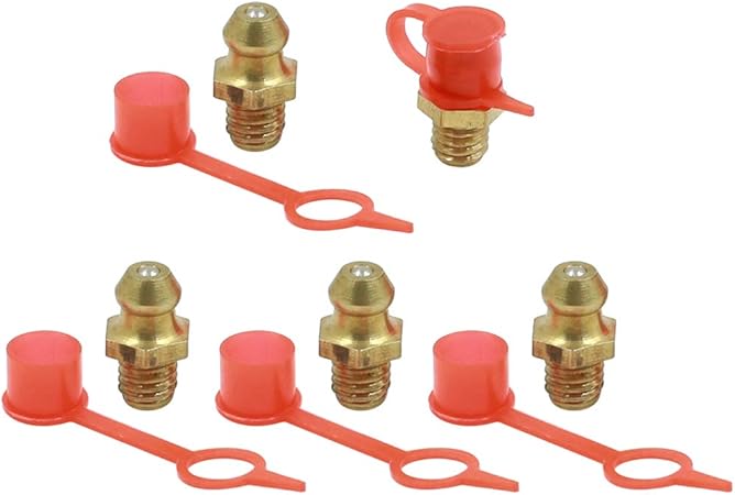 Graisseur X AUTOHAUX M6 X 1 Coudé 90° Raccord Graisseur Nickelé Embout