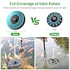 Gocheer Upgraded Solar Fountain, 3.5W 9V Bird Bath Water Pump Free-Standing Floating Solar Powered Fountain Pump with…