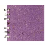 Zen Pink Pig, 4 x 4 Inch Square Sketchbook | 35 White Sheets, 100 Pound | Amethyst