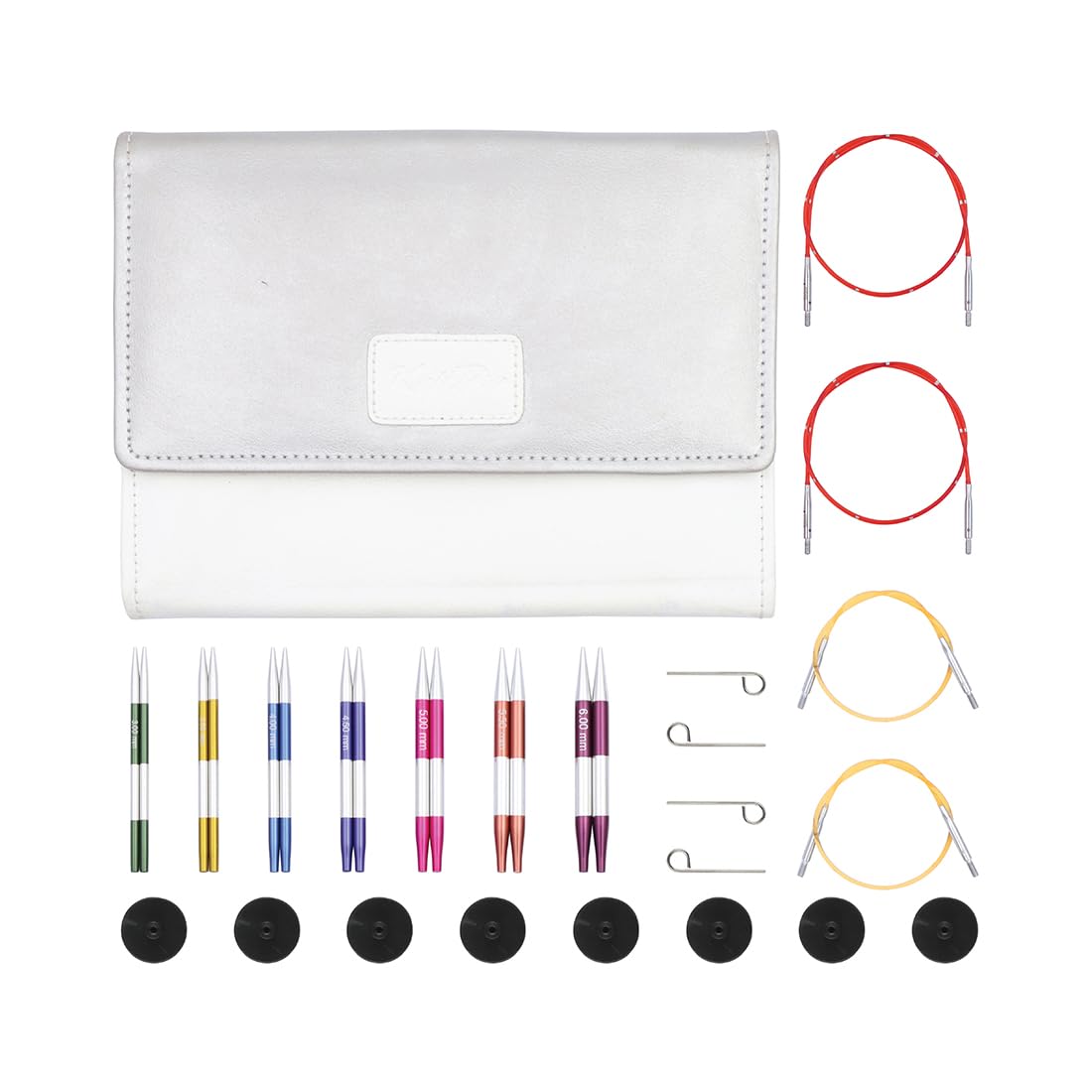 KnitPro Smartstix Deluxe Interchangeable Needle Set 4" (10cm) | 7 Sizes (3mm to 6mm)