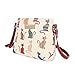 Signare Tapestry Crossbody Bag Shoulder Purse for Women In Cheeky Cat Design (XB02-CHEKY)