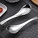 ERCRYSTO Stainless Steel Soup and Coffee Spoons, Light Weight and Small Size - Perfect for Toddlers and Children (2PCS)