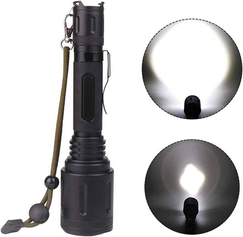 Winner666 Explosion-Proof LED XHP50 Glare Focusing Flashlight Aluminum Camping Outdoor Flashlight