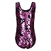 One-piece Fashion Shining Kiss Flowers Gymnastics Leotard for Little Girl