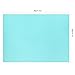 BAKHUK 9pcs Refrigerator Liners, Refrigerator Mats for Glass Shelves Washable, Fridge Shelf Liners Covers Pads, Kitchen Refrigerator Accessories, 3 Green, 3 Pink, 3 Blue