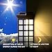 Solar Lights Outdoor, HUIHONG Outdoor Fence Lights, Wireless Waterproof LED Solar Lights for Porch,Patio,Yard,Garden,Walkways, Outside Wall with Light Sensor Auto On/Off(2 Pack)