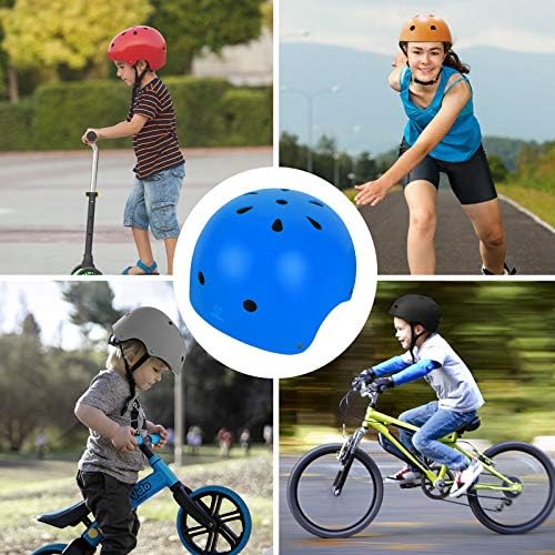 Toddler bike helmet with adjustable straps, suitable for biking activities.