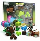 Plants vs Zombies Toys Package Set with Lights and Sounds - 3 Plants, 2 Zombies 9 Foam Balls (Option 1)