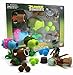 Plants vs Zombies Toys Package Set with Lights and Sounds - 3 Plants, 2 Zombies 9 Foam Balls (Option 1)